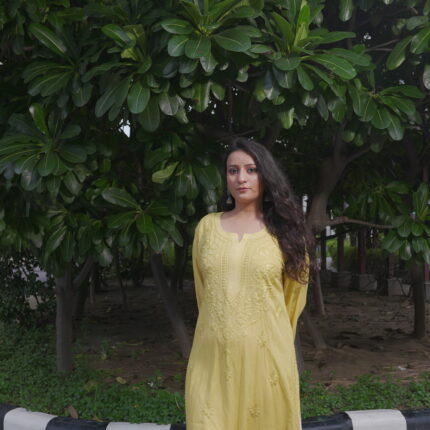 Modal Chikankari kurti - Navasi Chickankari Store