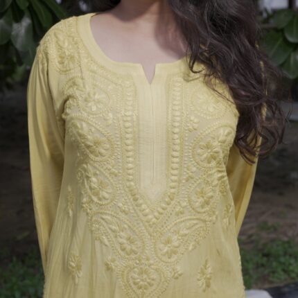 Modal Chikankari kurti - Navasi Chickankari Store