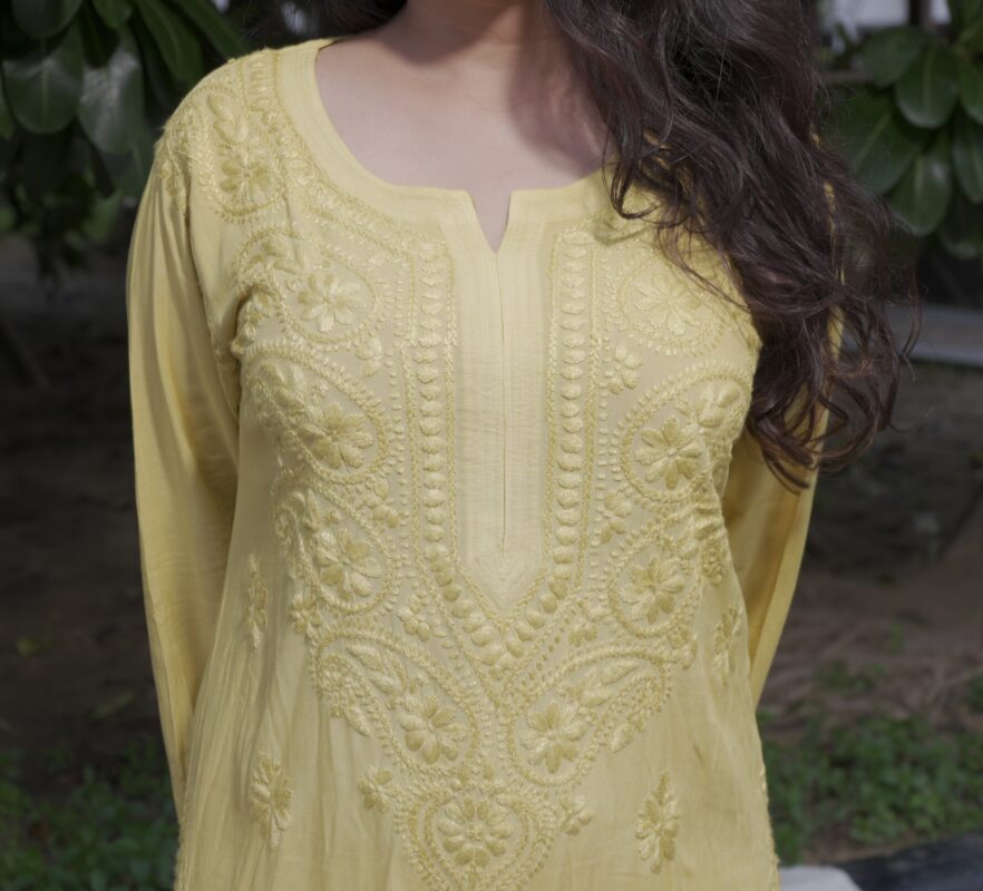 Modal Chikankari kurti - Navasi Chickankari Store